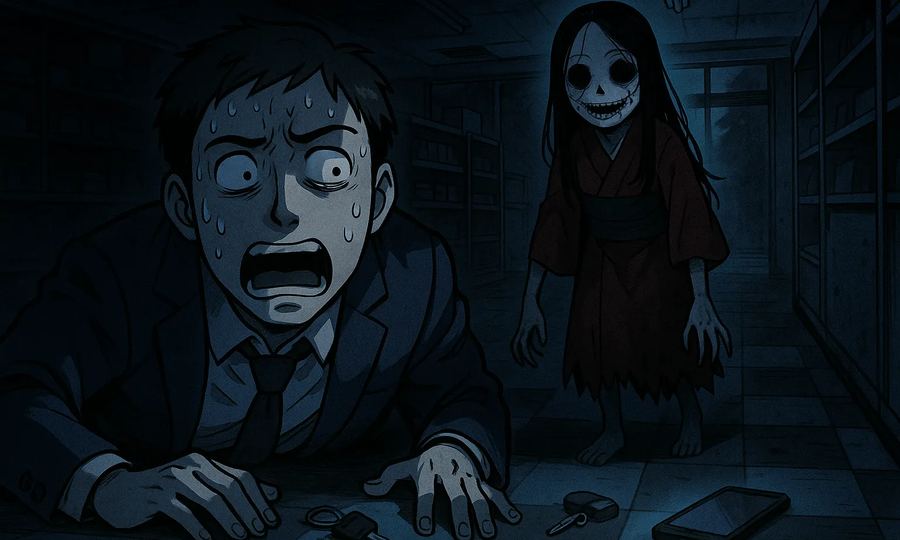 国道の人形