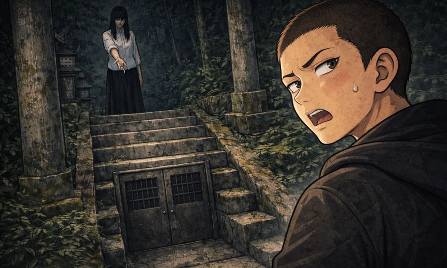 The Woman at the Temple