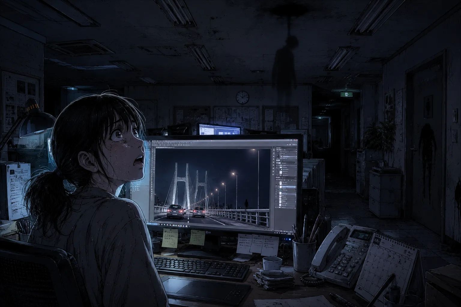 Japanese Ghost Story illustration "title: Stock Photo"