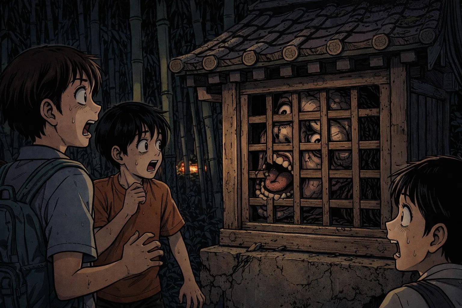 夏祭りの神社