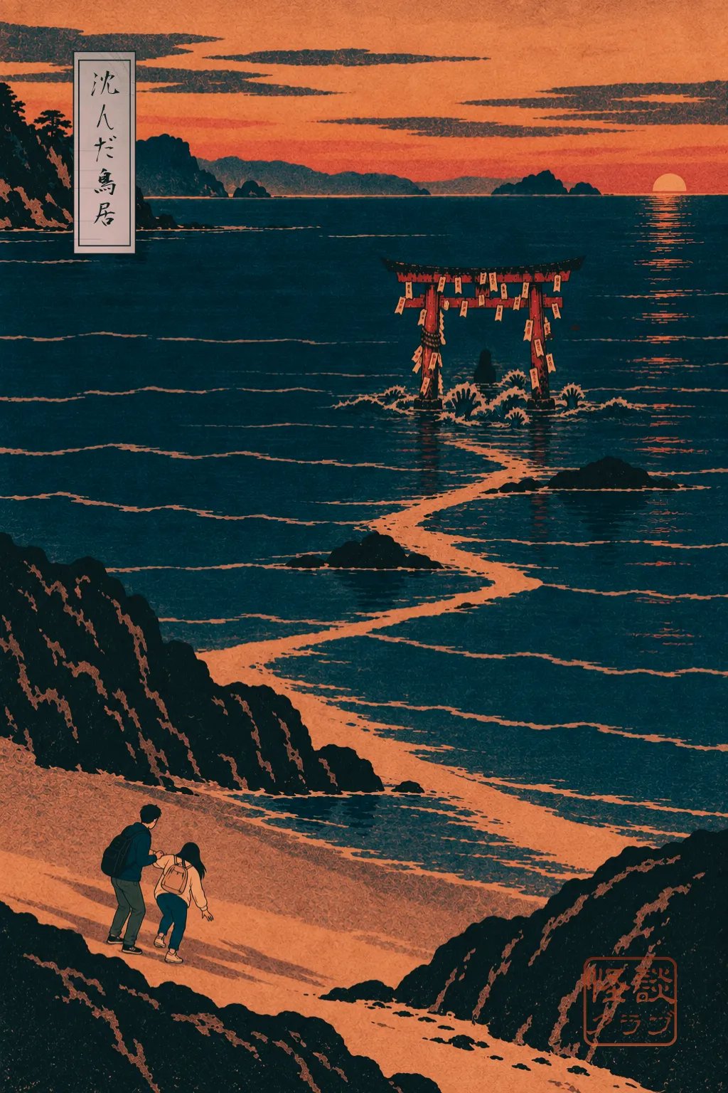The Mysterious Torii Gate 浮世絵サムネイル