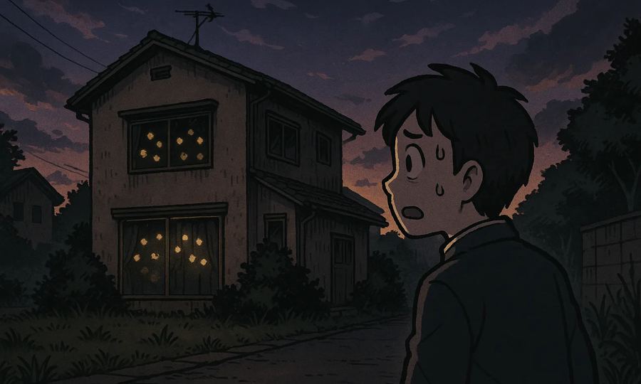 あの家、見た?