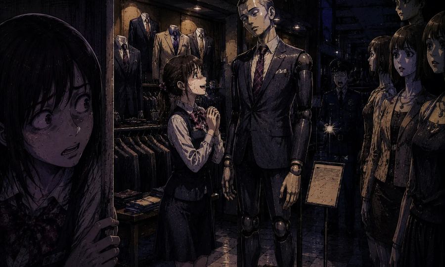 紳士服売り場の彼氏
