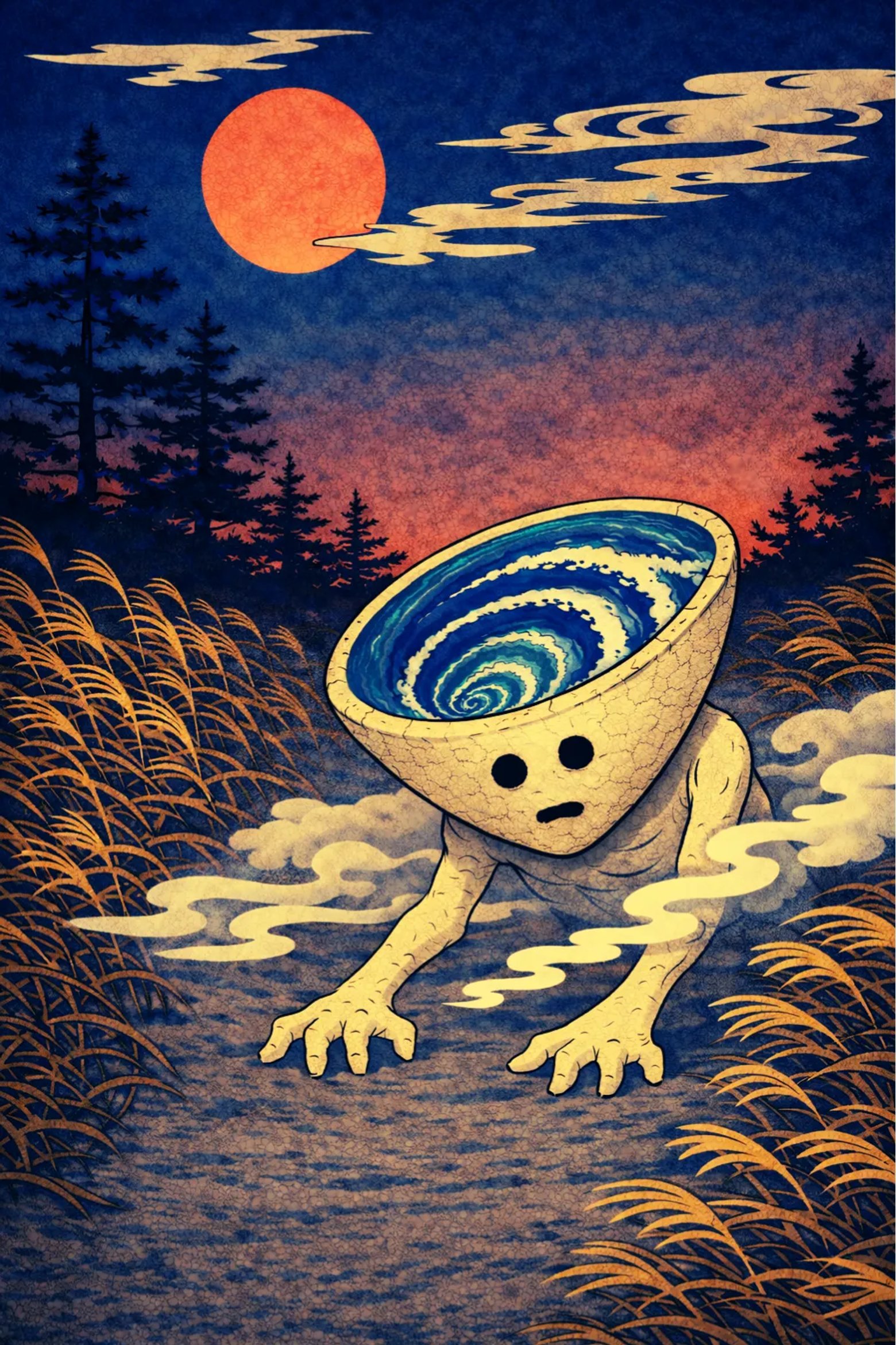 The Mortar God 浮世絵サムネイル