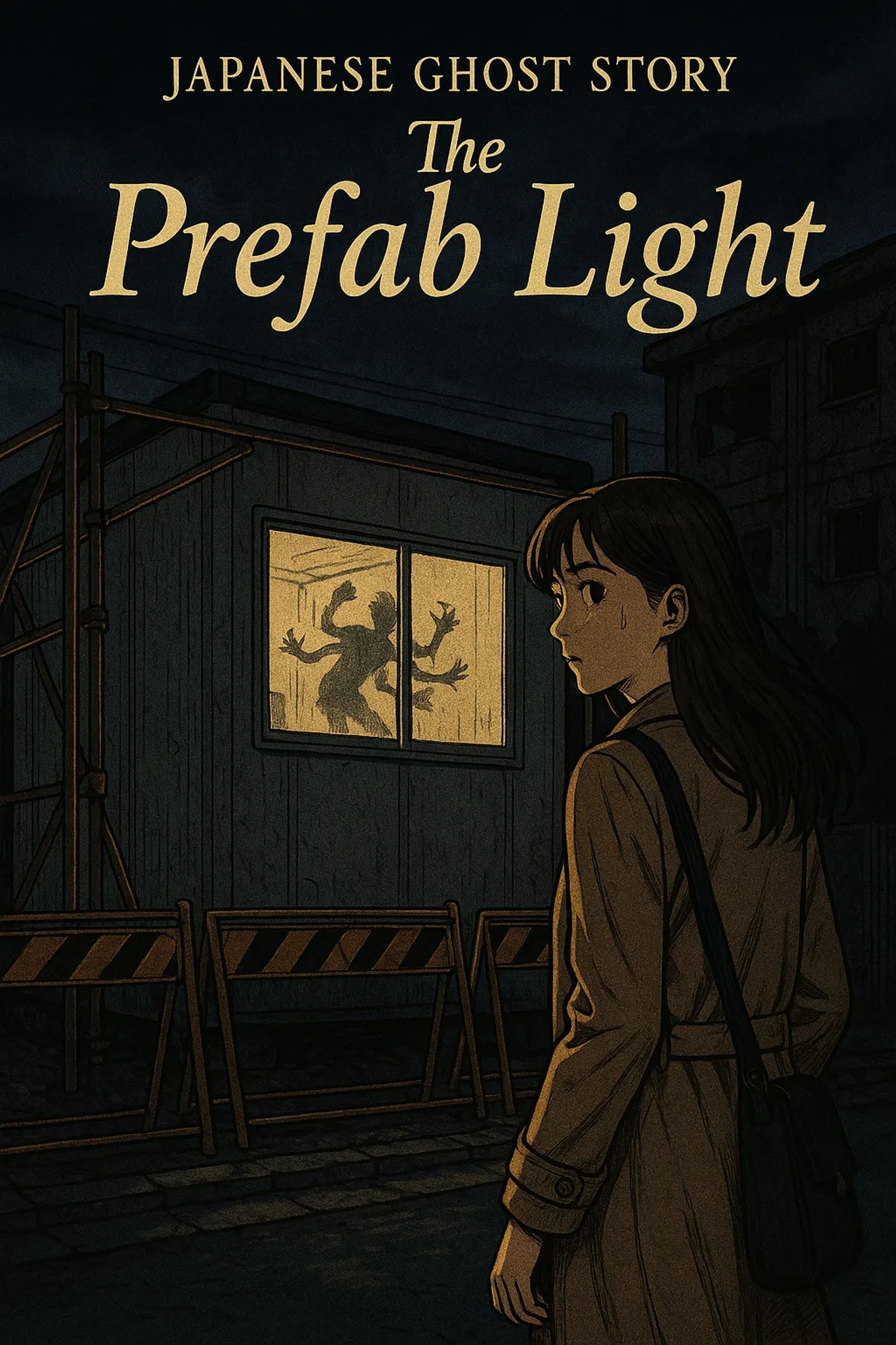 Japanese Ghost Story illustration "title: The Prefab Light"