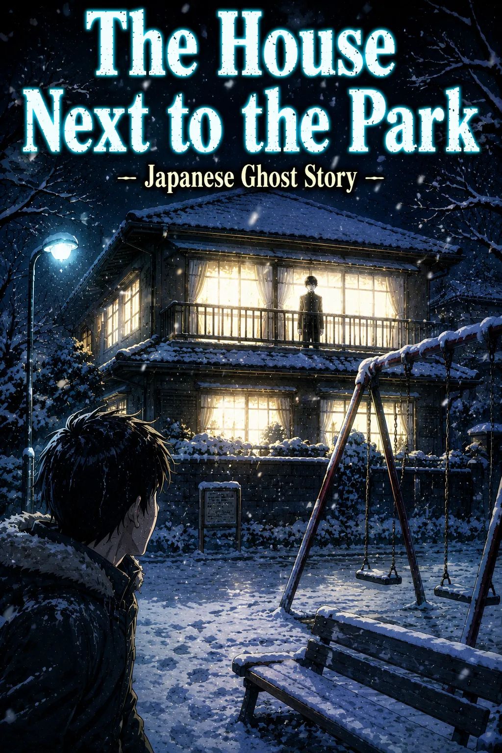 Japanese Ghost Story illustration "title: The House Next to the Park"