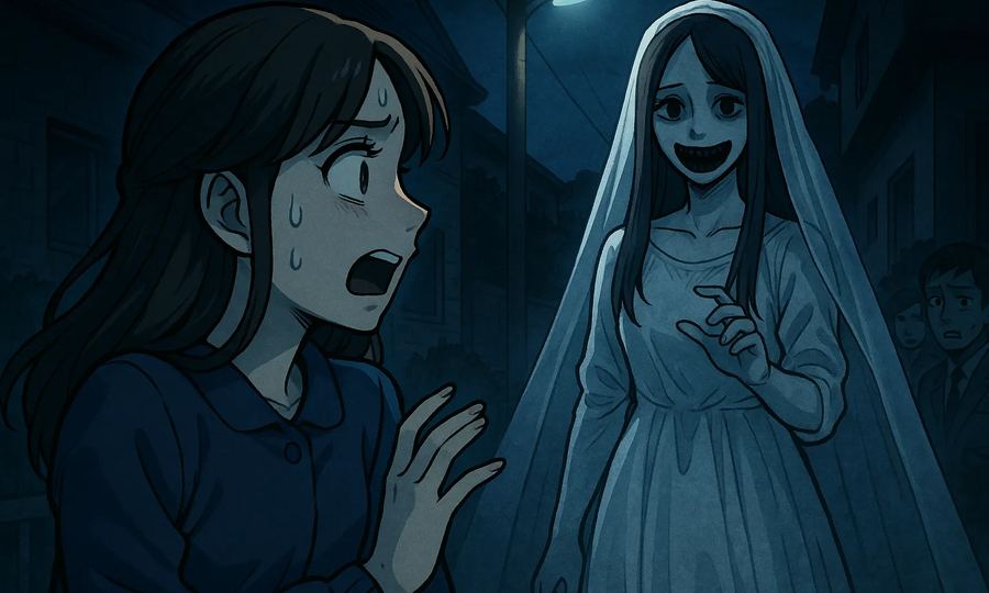 黒い歯の女