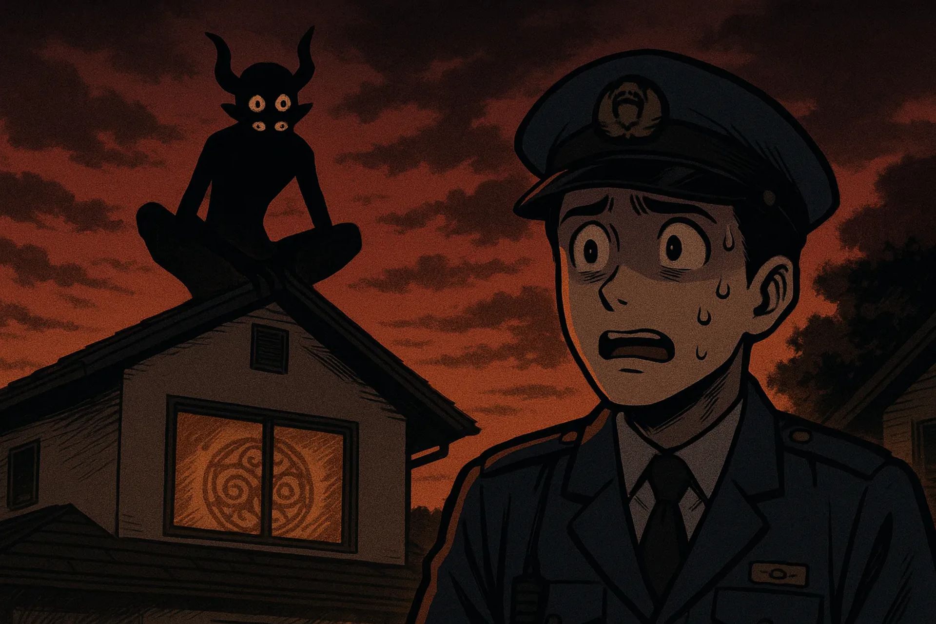 Japanese Ghost Story illustration "title: A Certain Disappearance"