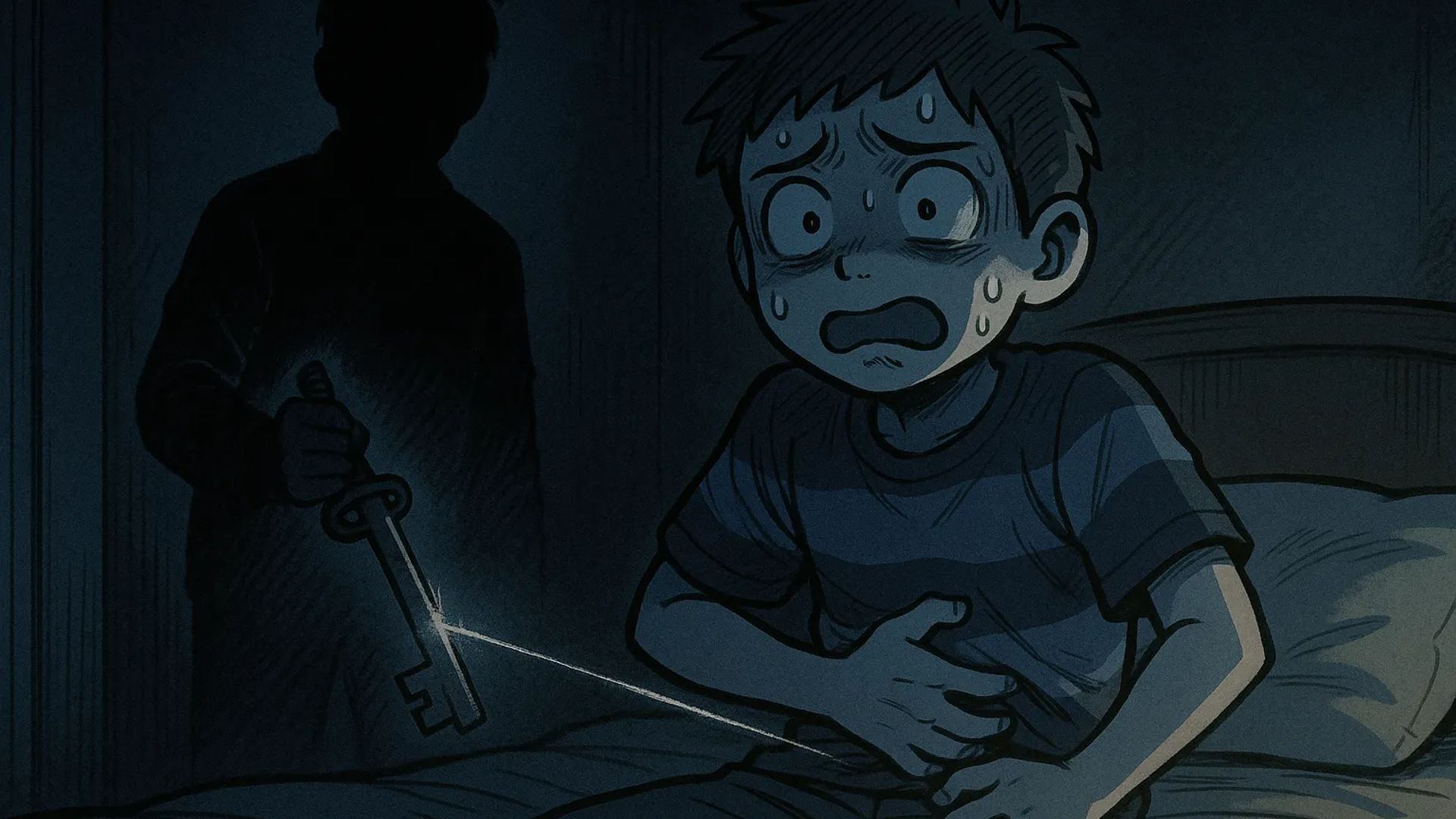 Japanese Ghost Story illustration "title: The Pain in My Side"