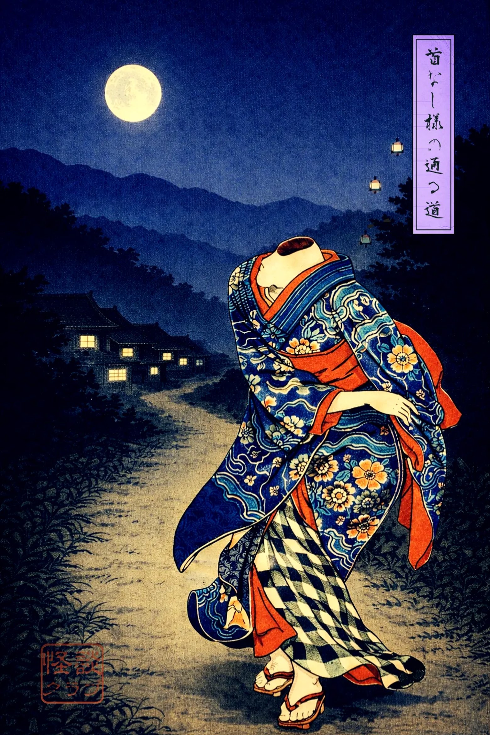 The Path Where the Headless One Passes 浮世絵サムネイル