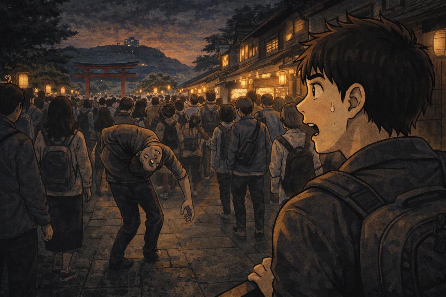 観光地のウネウネ