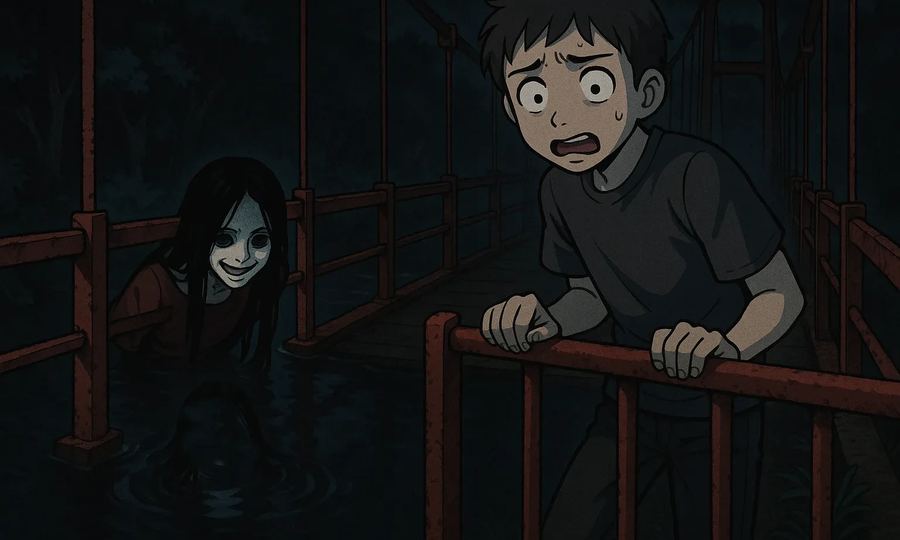赤い橋の女
