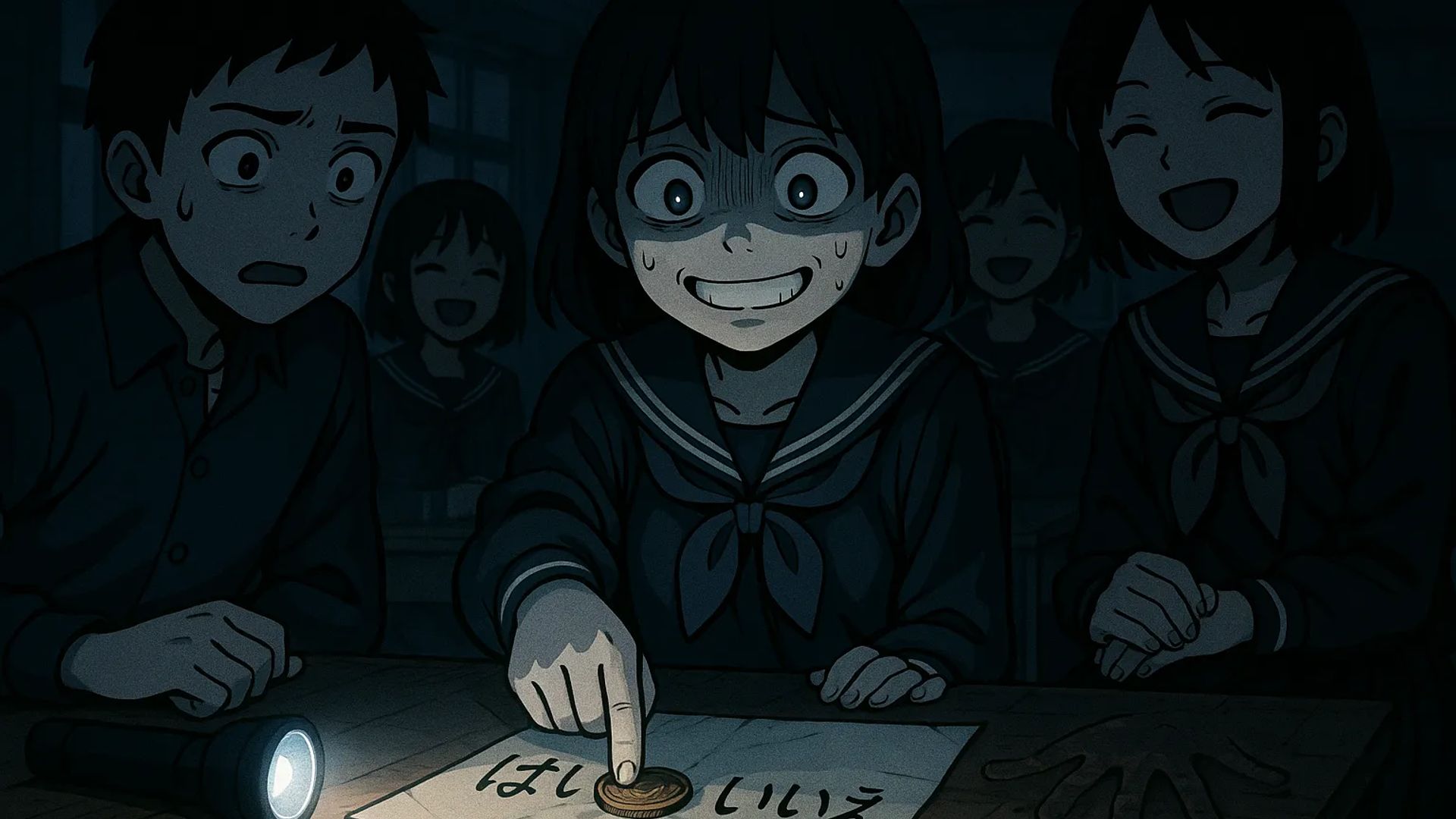 Japanese Ghost Story illustration "title: It Won't Go Home"