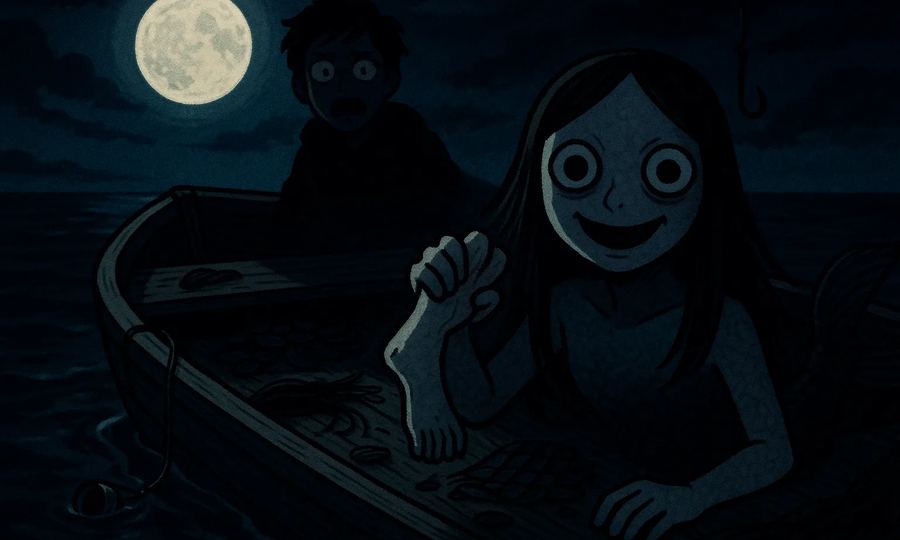 人魚釣り