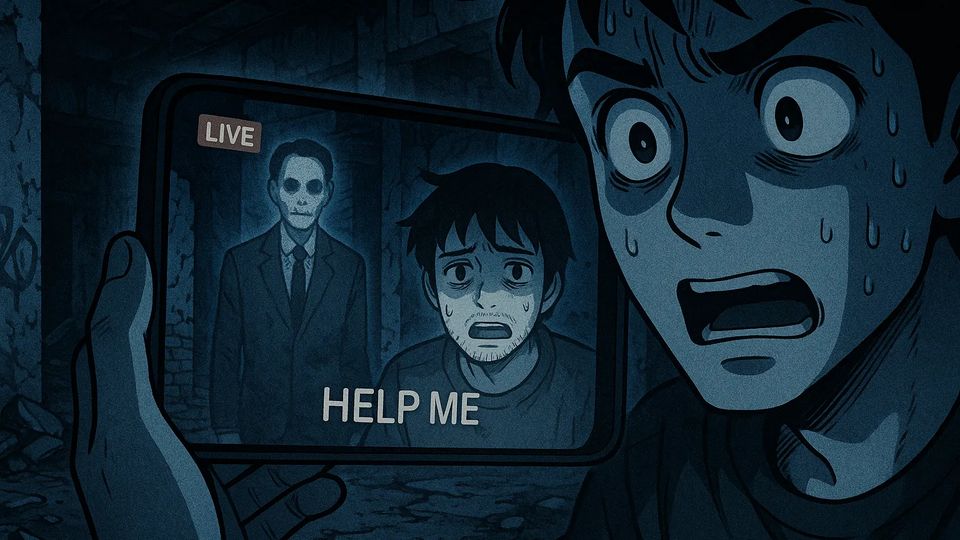 Ghost Haunting on Livestream