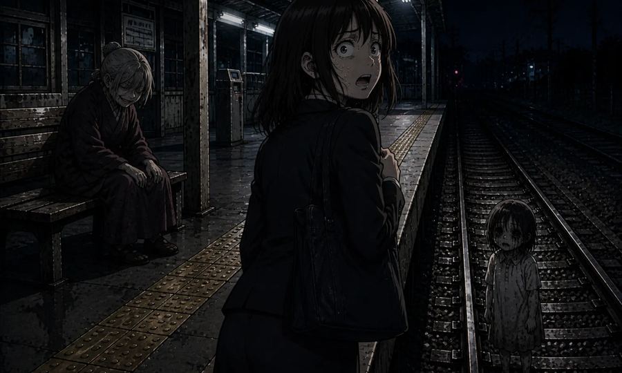 The Old Woman at the Station
