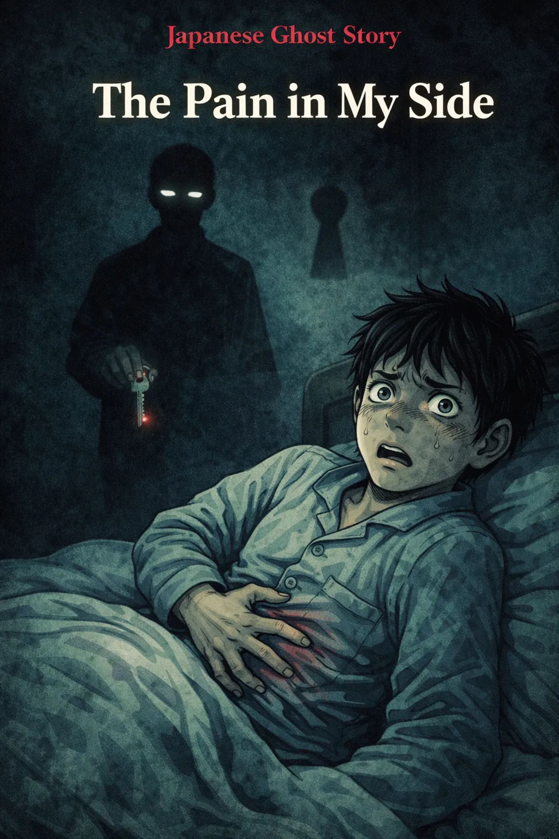 Japanese Ghost Story illustration "title: The Pain in My Side"