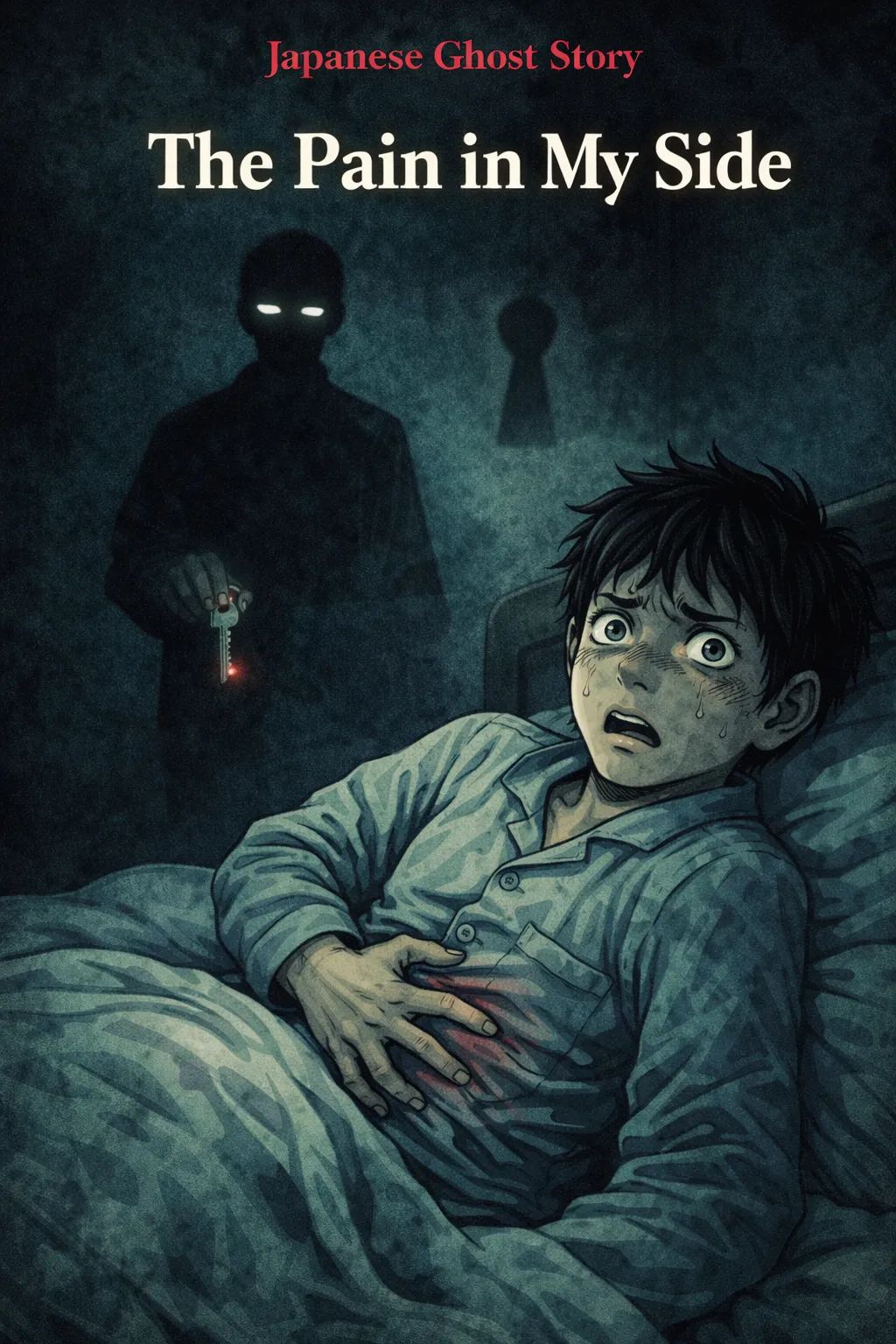 Japanese Ghost Story illustration "title: The Pain in My Side"