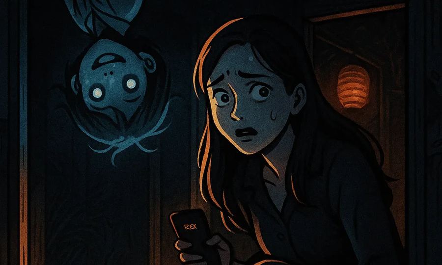 A Game of Hide-and-Seek in an Empty House