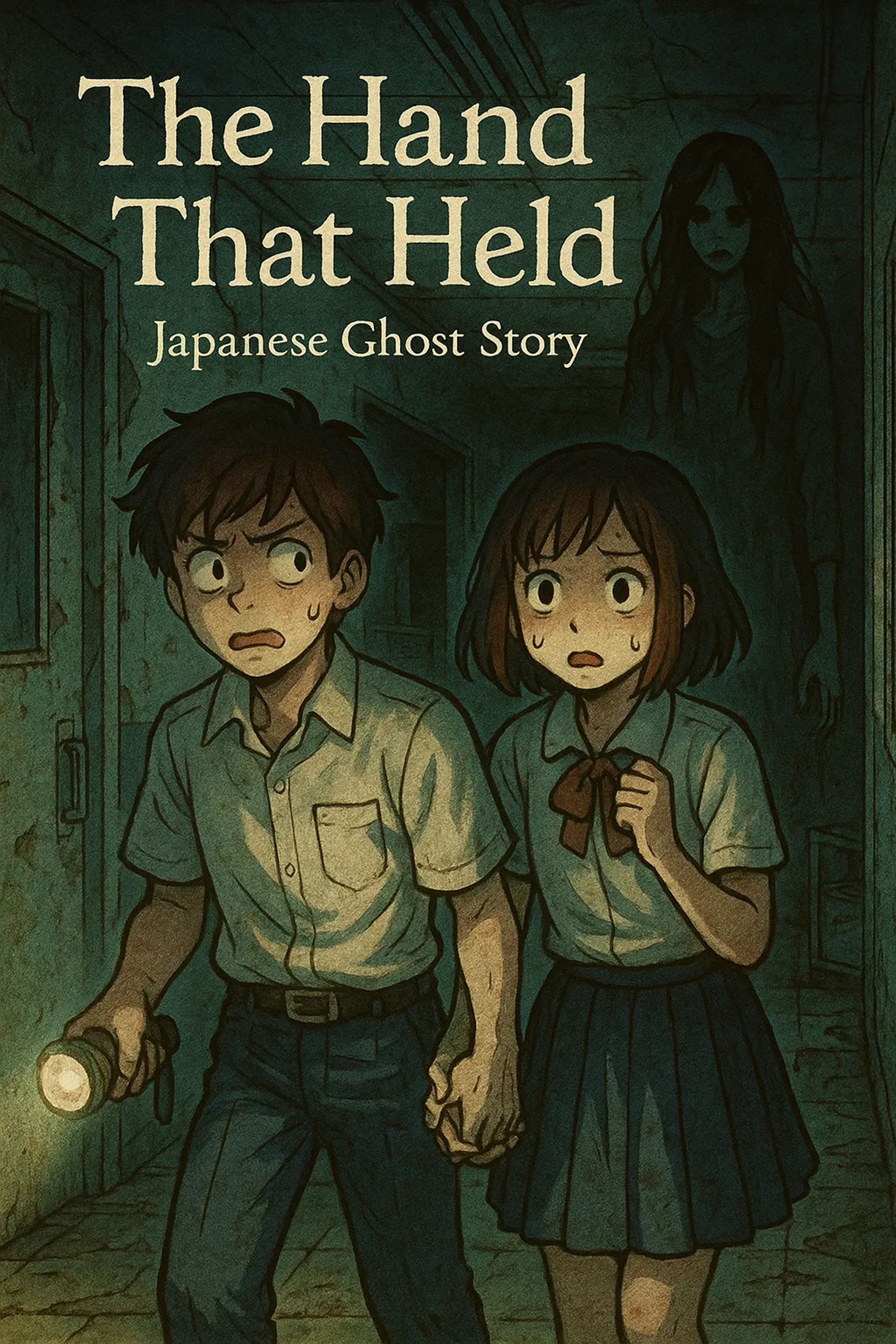 Japanese Ghost Story illustration "title: The Hand That Held"