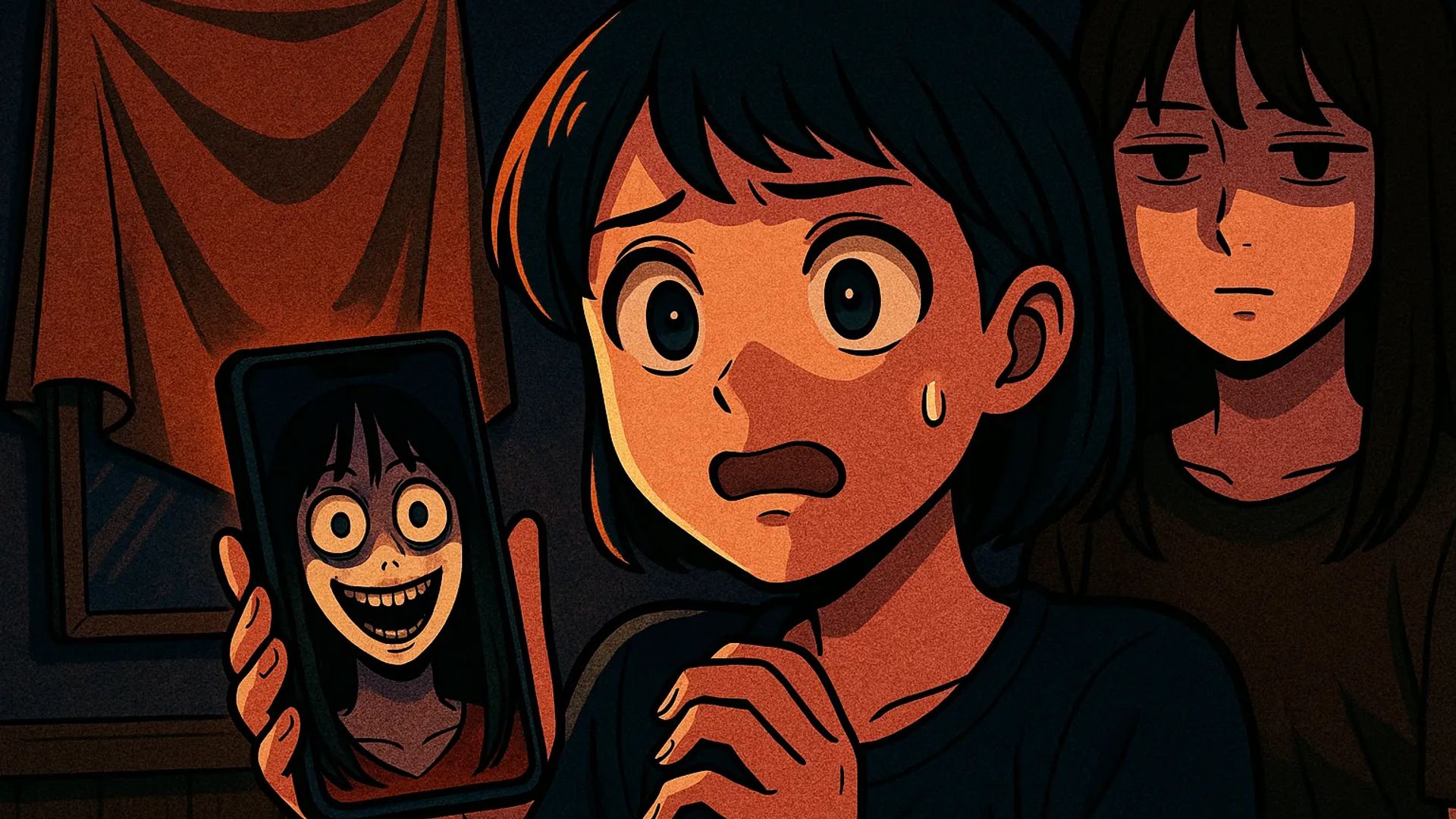 Japanese Ghost Story illustration "title: My Turn"