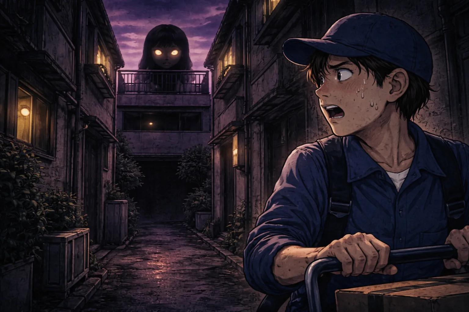 路地への配達