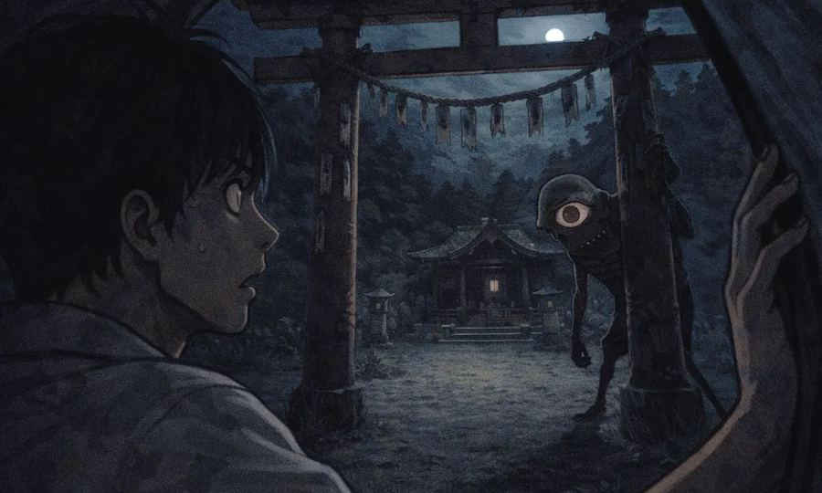 The Deserted Shrine Deep in the Mountains
