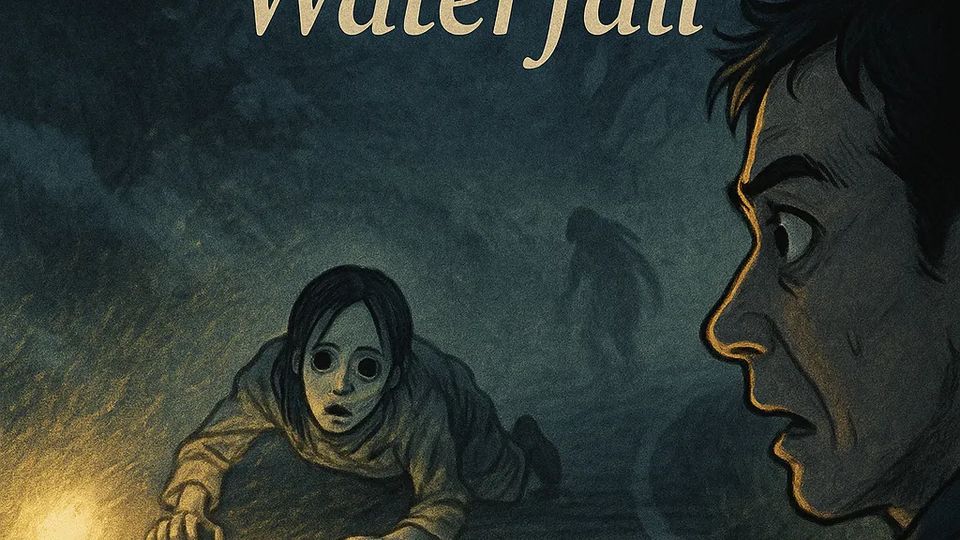 The Woman Heading to the Waterfall