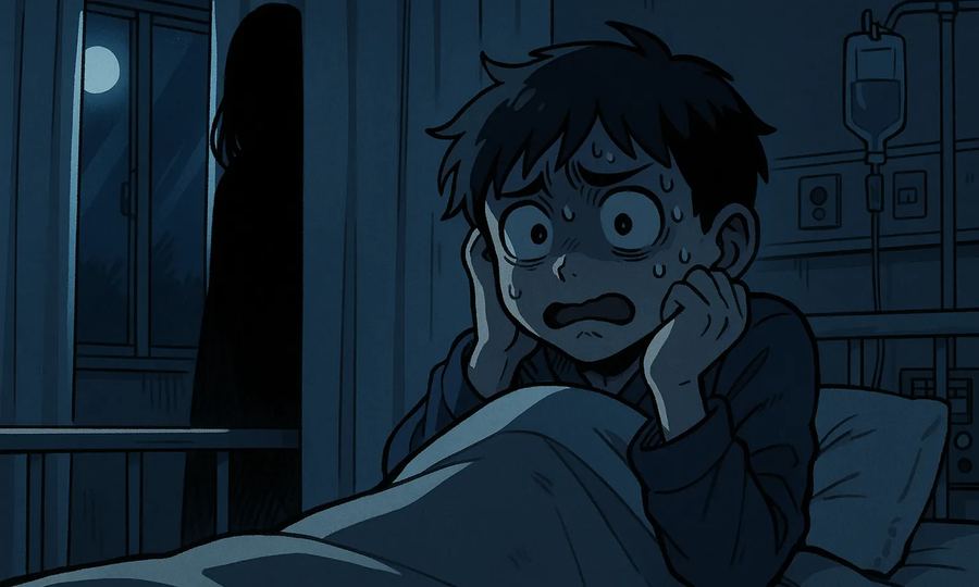 深夜のストレッチャー