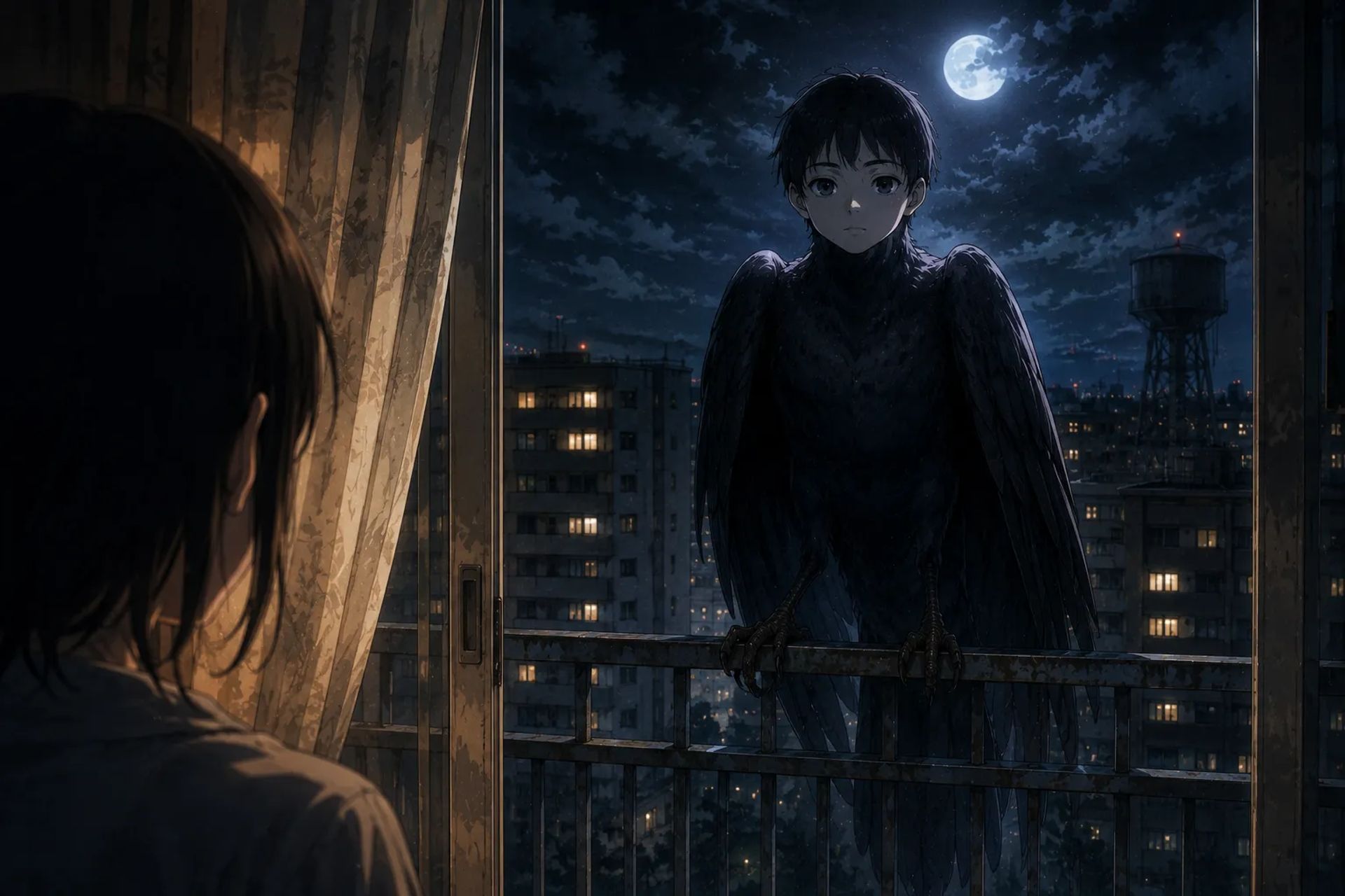 Japanese Ghost Story illustration "title: Don't Get in My Way"