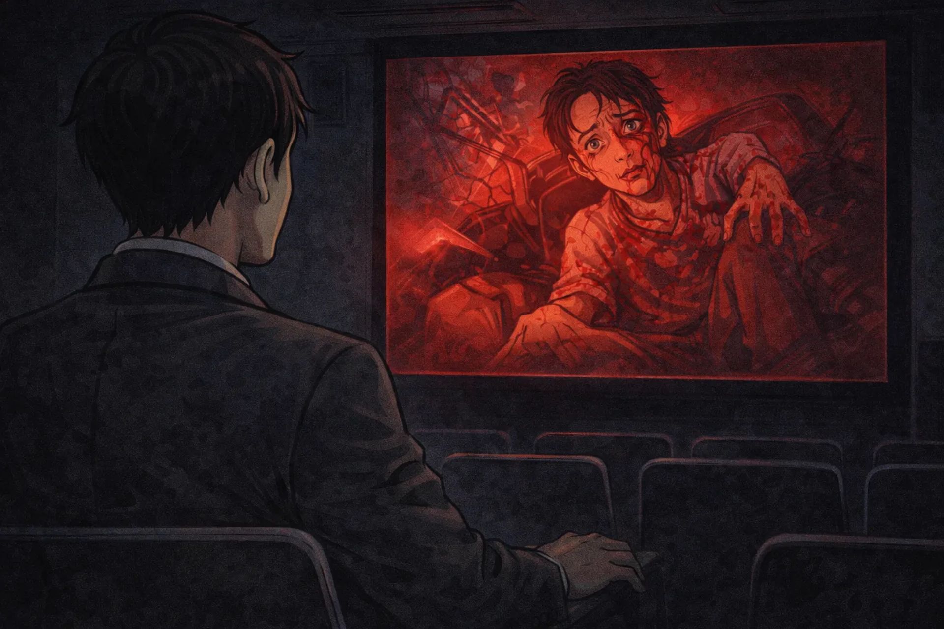 Japanese Ghost Story illustration "title: License Renewal"