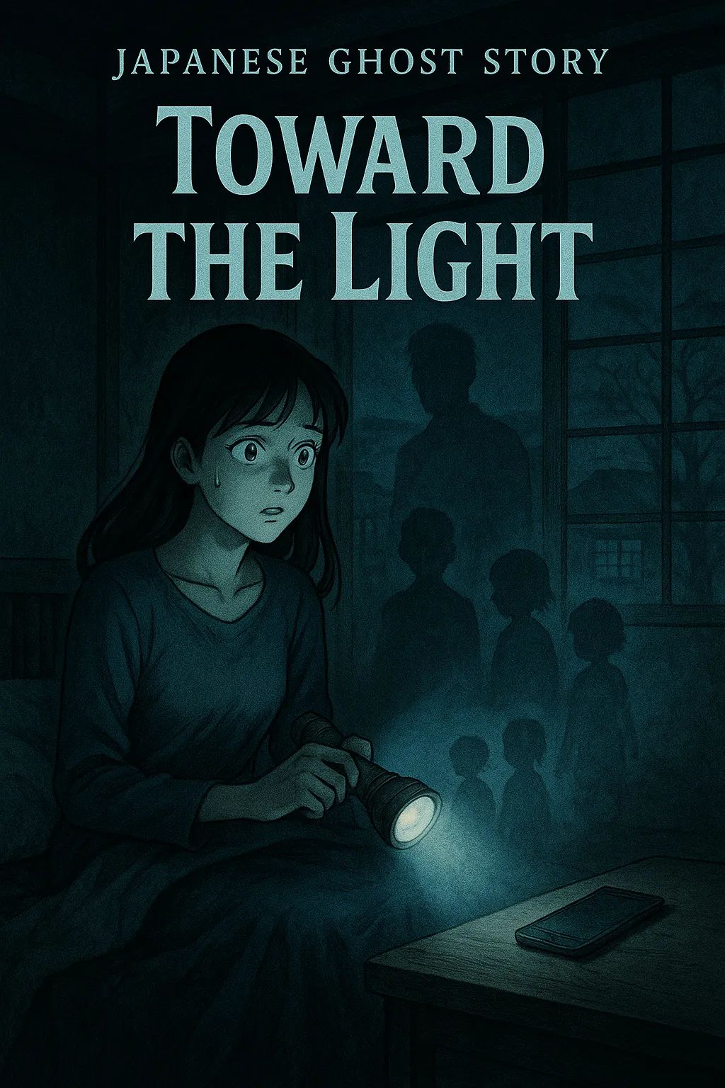 Japanese Ghost Story illustration "title: Toward the Light"