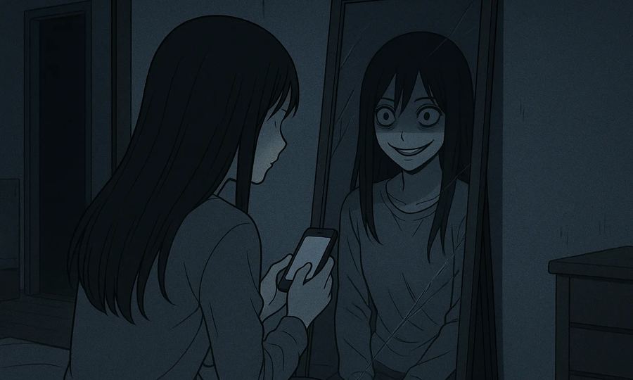 鏡の中の私