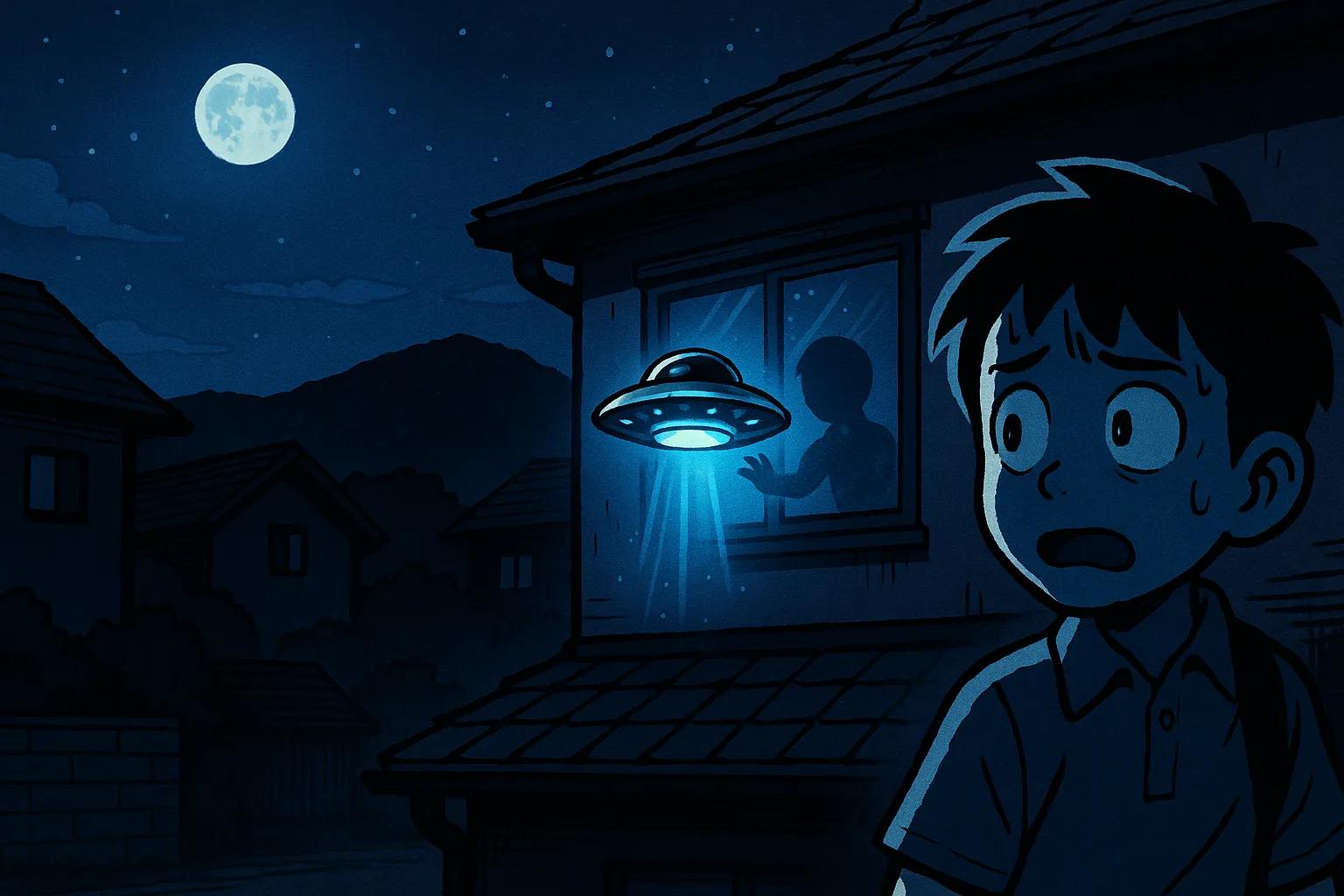 UFOを見た同級生