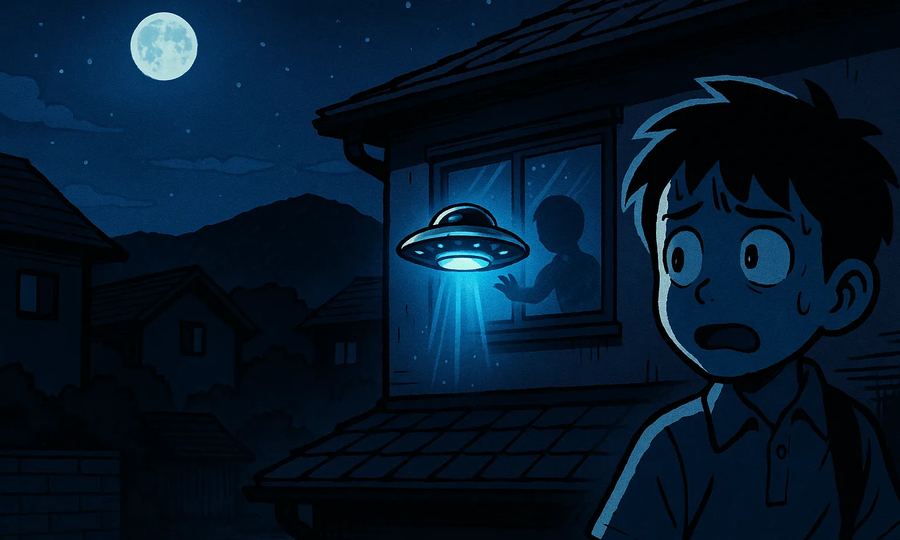 UFOを見た同級生