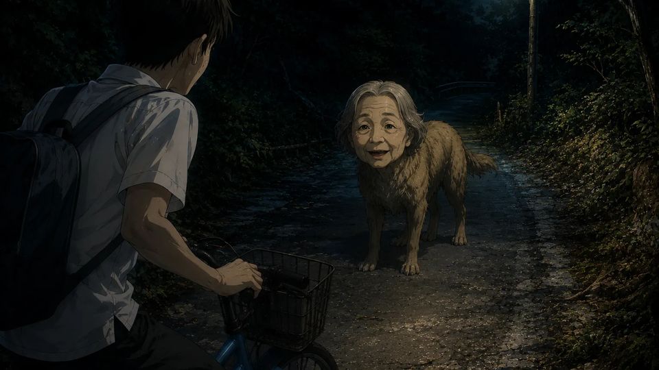 The Human-Faced Dog of the Mountain