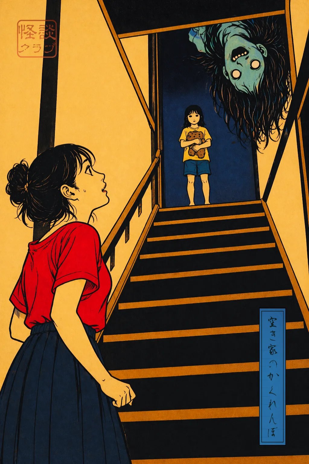 A Game of Hide-and-Seek in an Empty House 浮世絵サムネイル