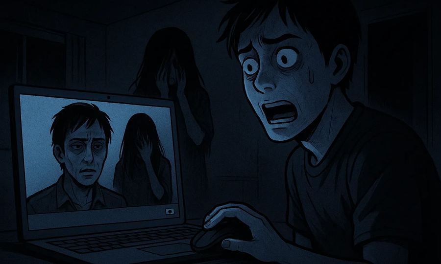 幽霊が来る話