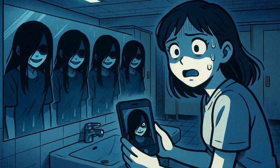 終電前のトイレ