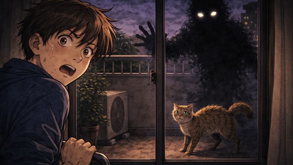 The Cat on the Balcony