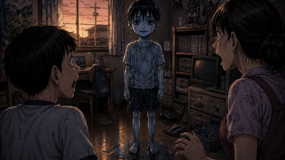 Akira-kun in the Schoolyard