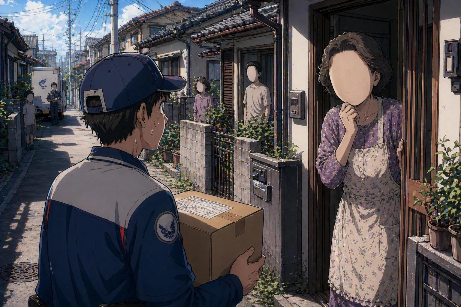 宅配ののっぺらぼう