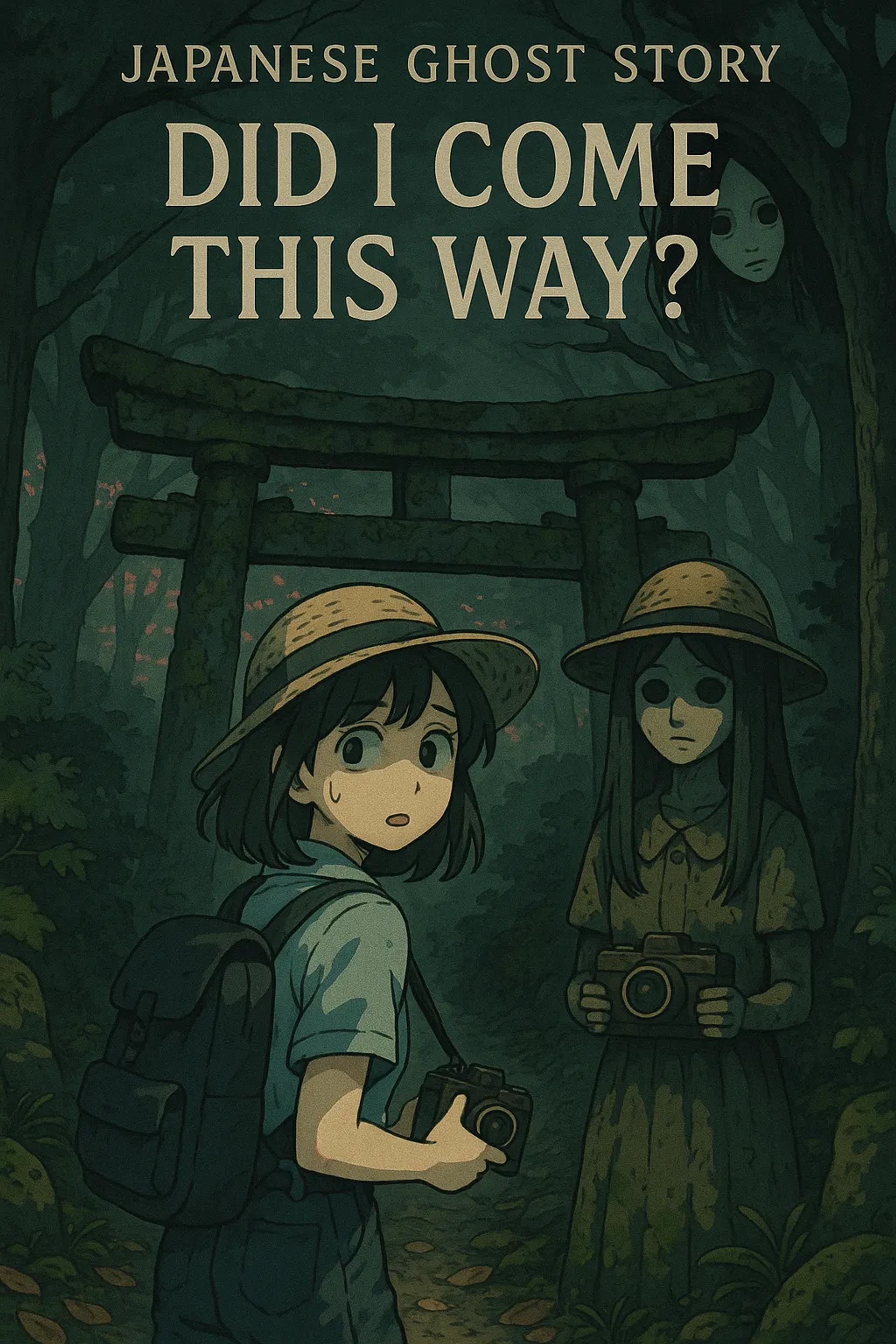 Japanese Ghost Story illustration "title: Did I Come This Way?"