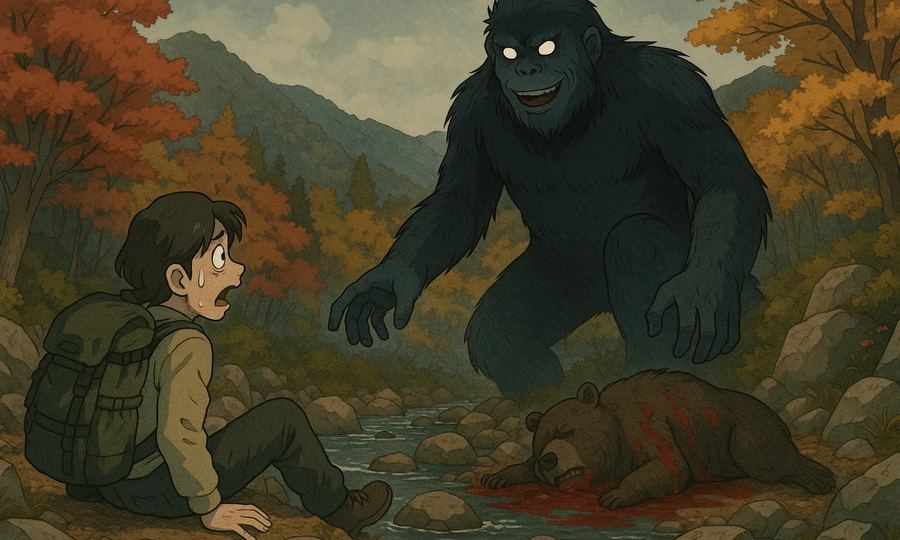 山で見た影