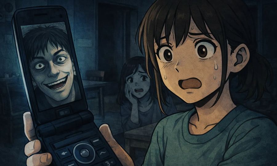 ガラケーの男