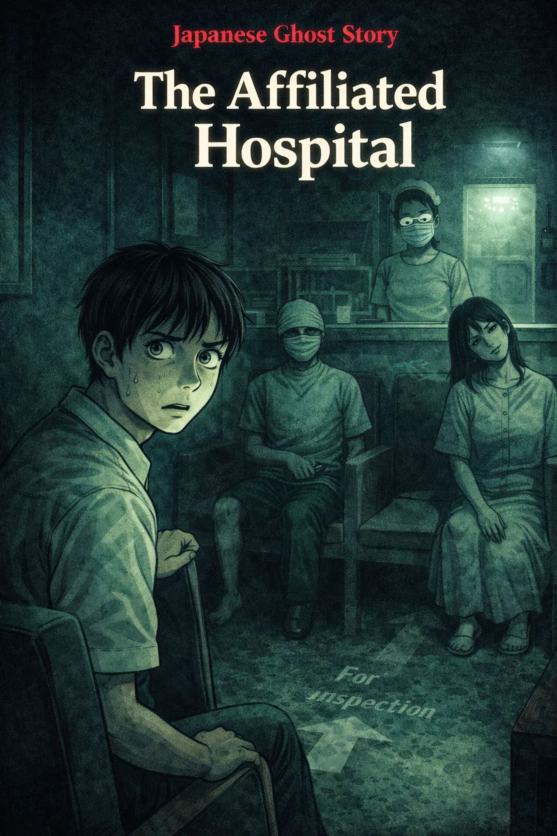 Japanese Ghost Story illustration "title: The Affiliated Hospital"