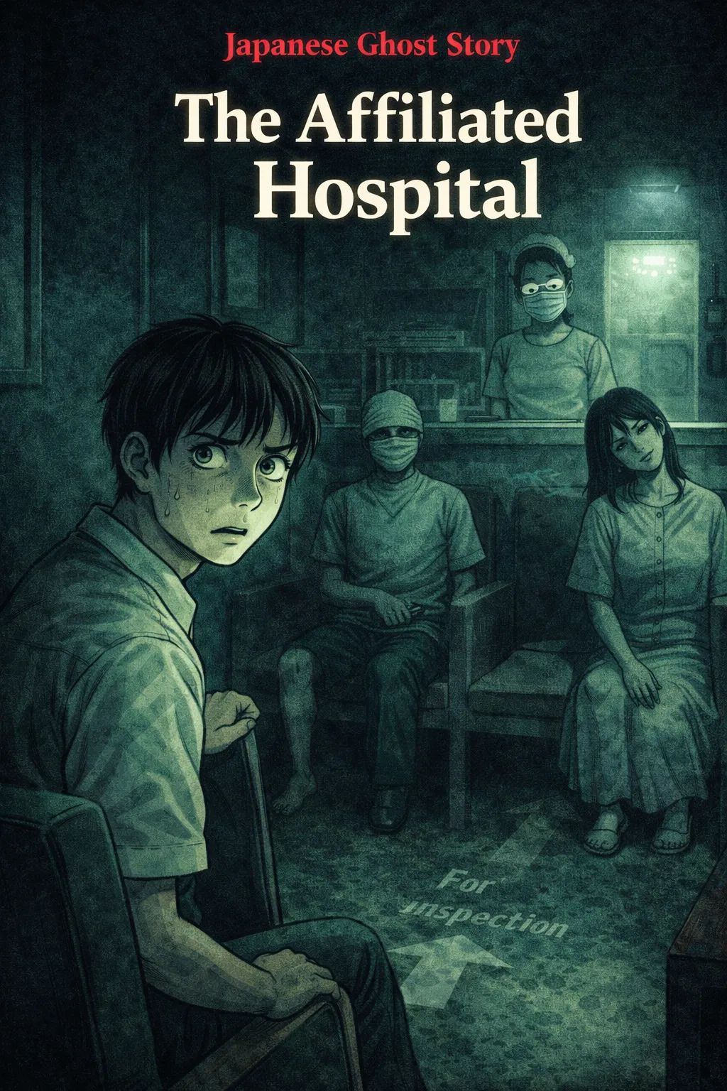 Japanese Ghost Story illustration "title: The Affiliated Hospital"