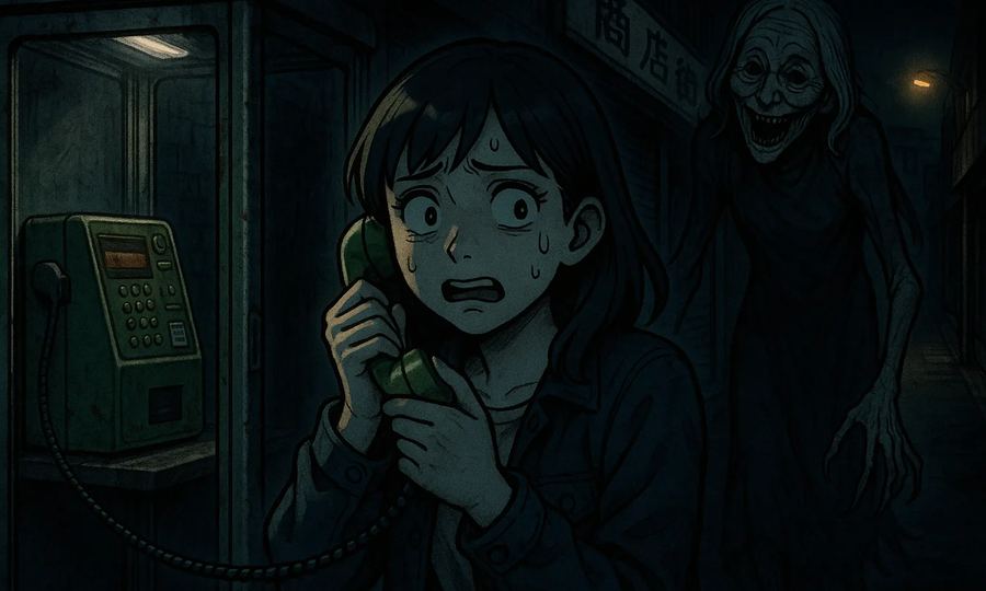 商店街の公衆電話