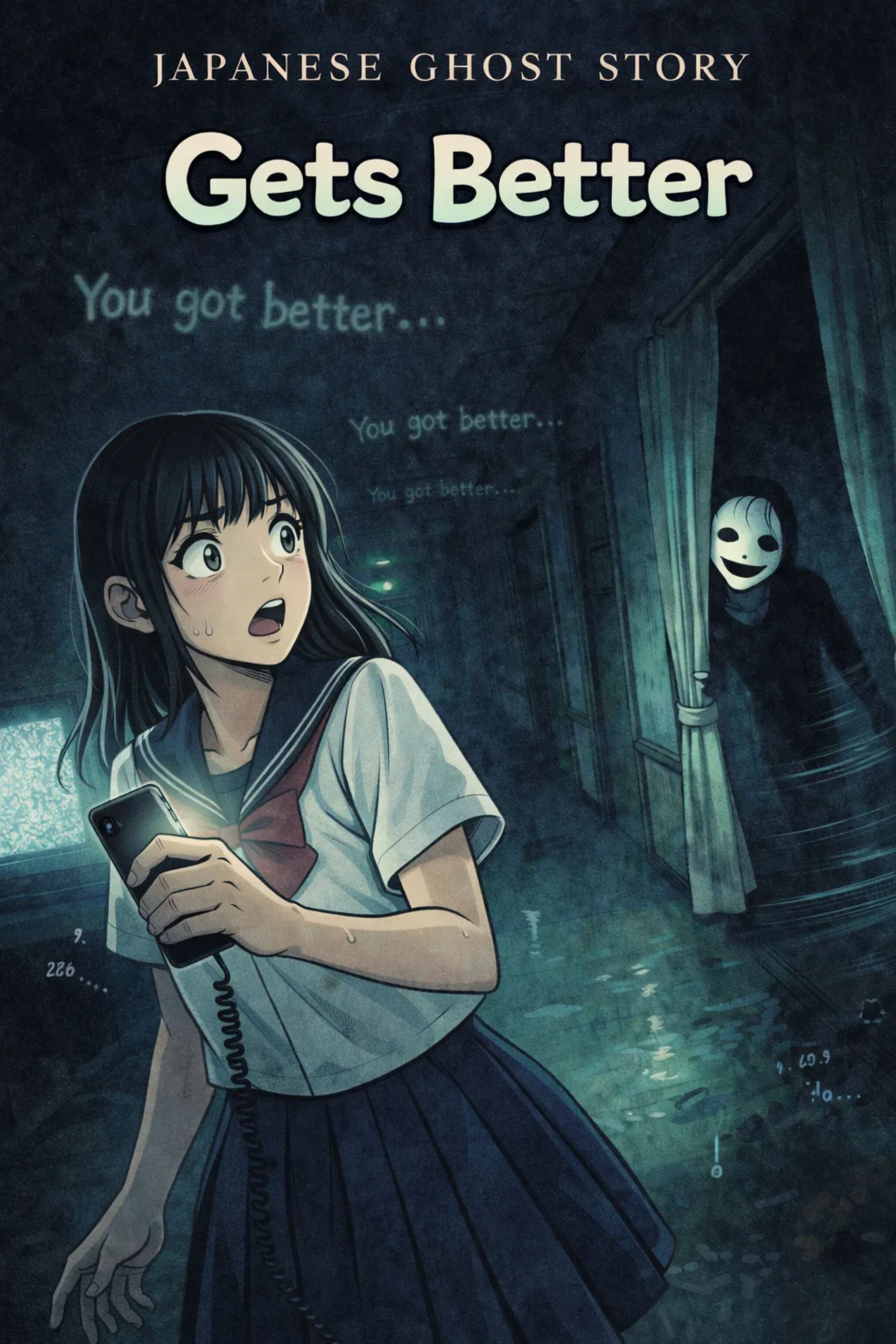 Japanese Ghost Story illustration "title: Gets Better"