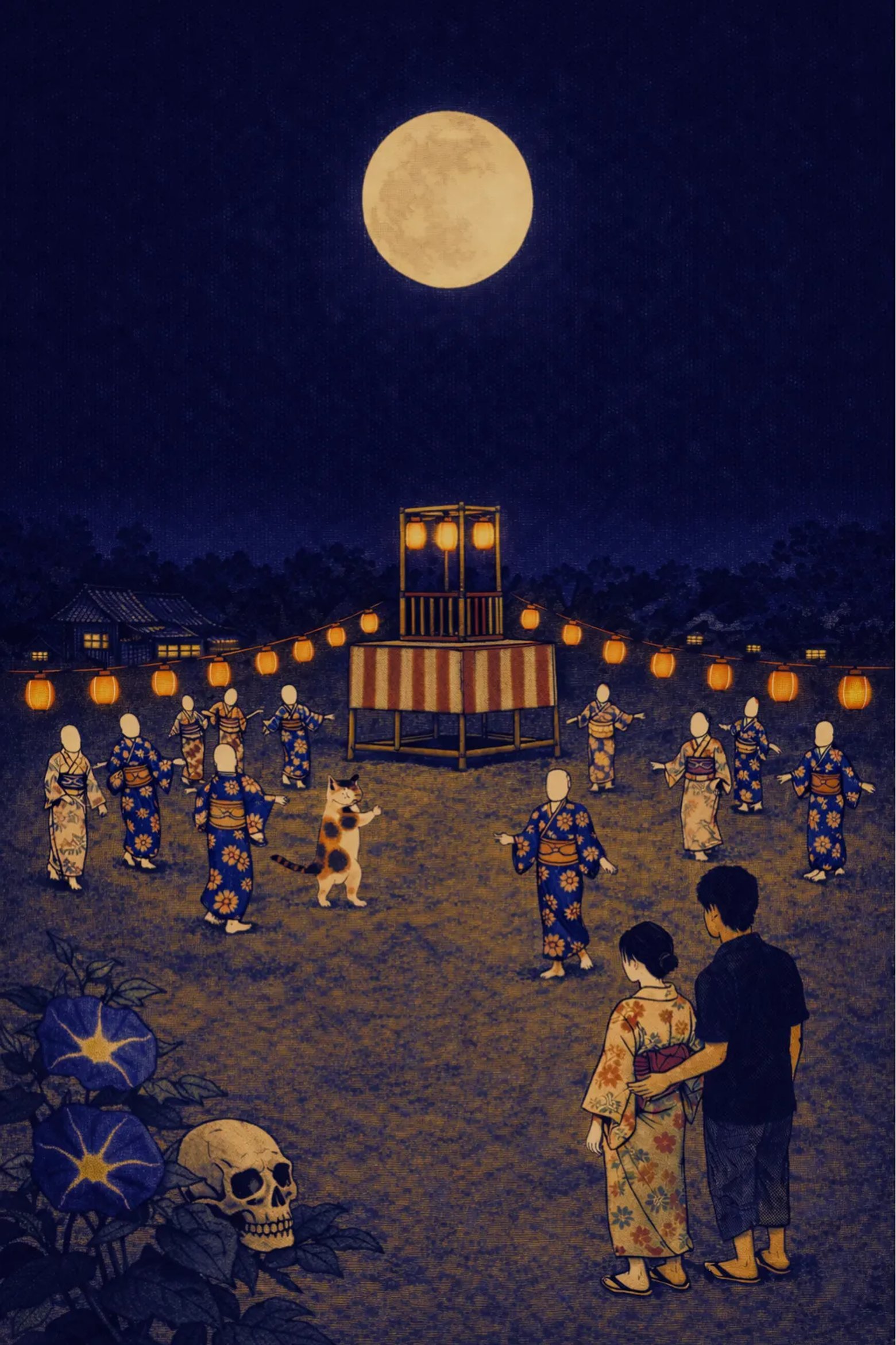 The Faceless Bon Odori 浮世絵サムネイル